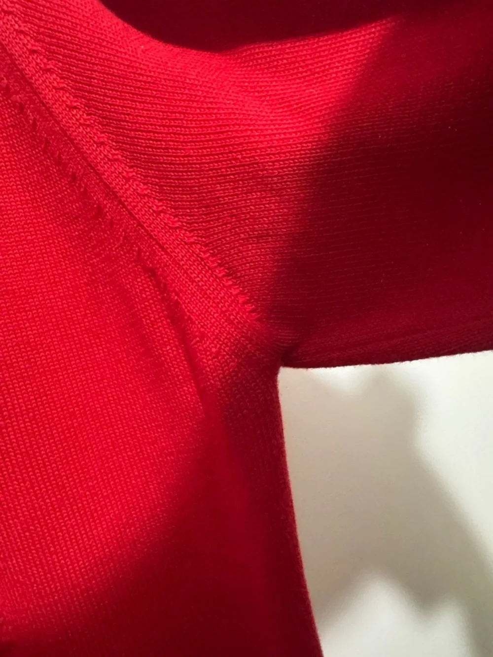 Givenchy Red Crewneck Sweater with Vertical Logo, Sz XL